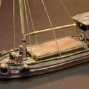 SMOKE STACK HO Model Railroad Boat Ship Unpainted Cast Resin Detail Part FR1171